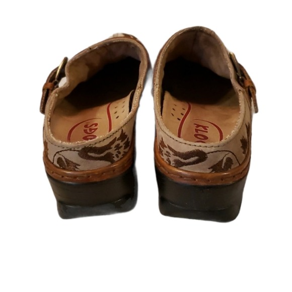Klogs Austin Clogs Flower Pattern Size 6.5 - Picture 3 of 5